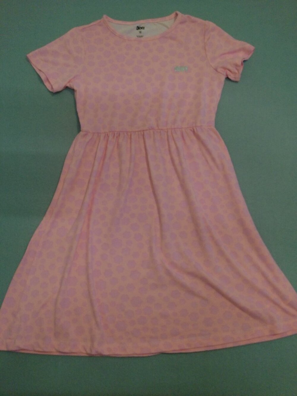 DKNY Girls Pink Dress Short Sleeve Size 10